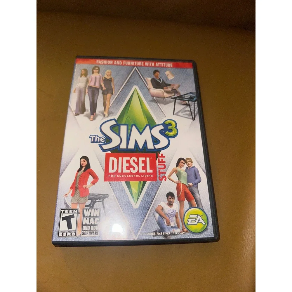 The Sims 3 Diesel Stuff Pack PC Mac Video Game Expansion EA Diesel Clothing Home